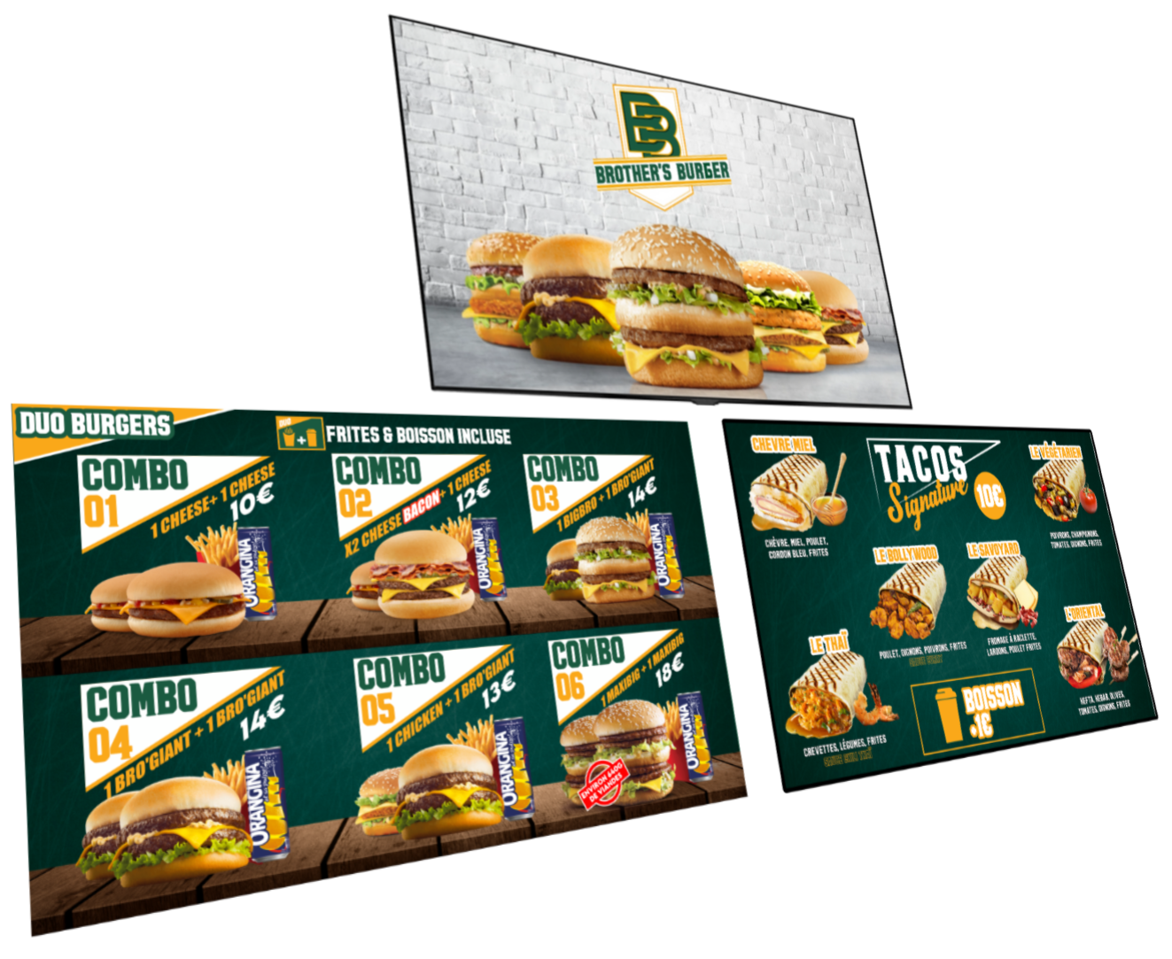 Menu Board Statique 1